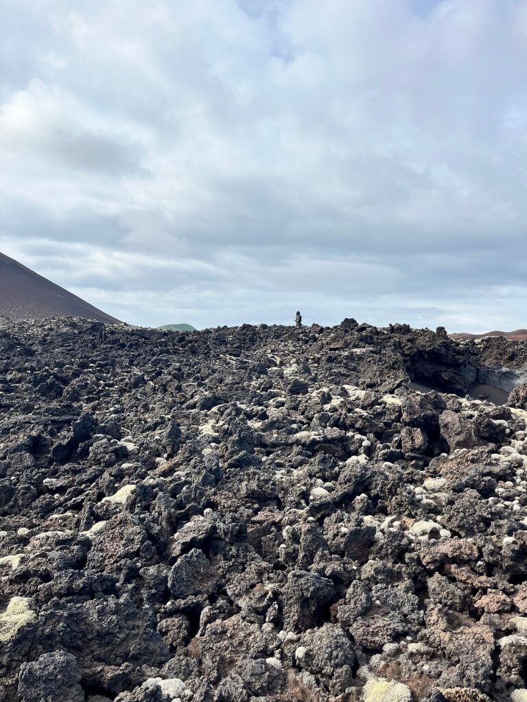 The lava fields of Vestmannaeyjar