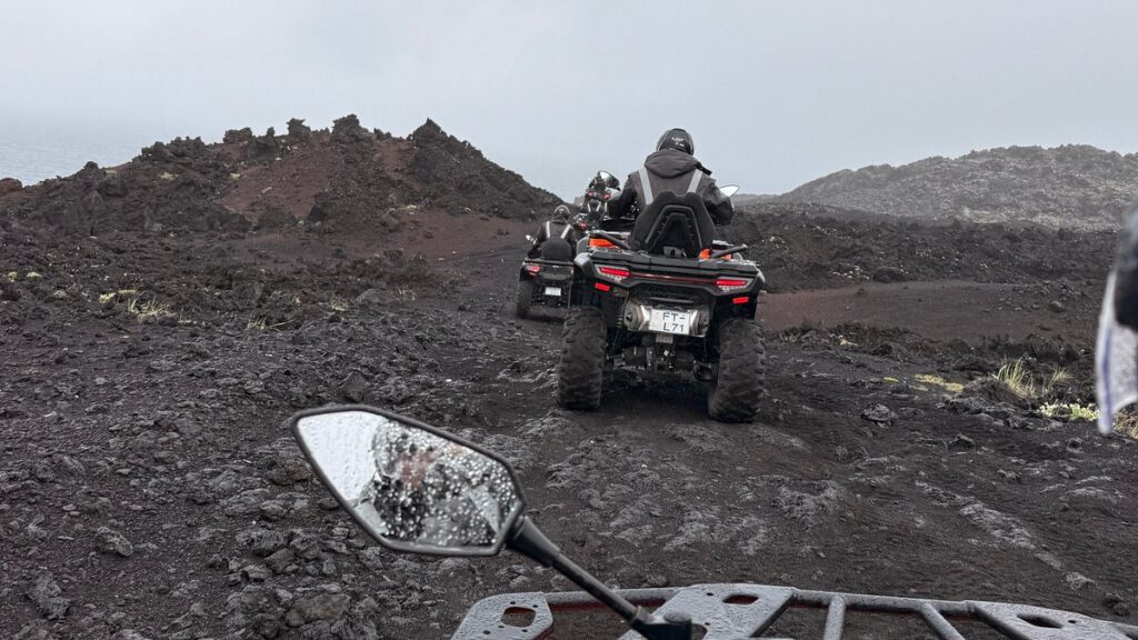 Riding the lava trails