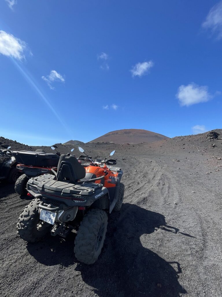 Sun is shining.....on the lava fields