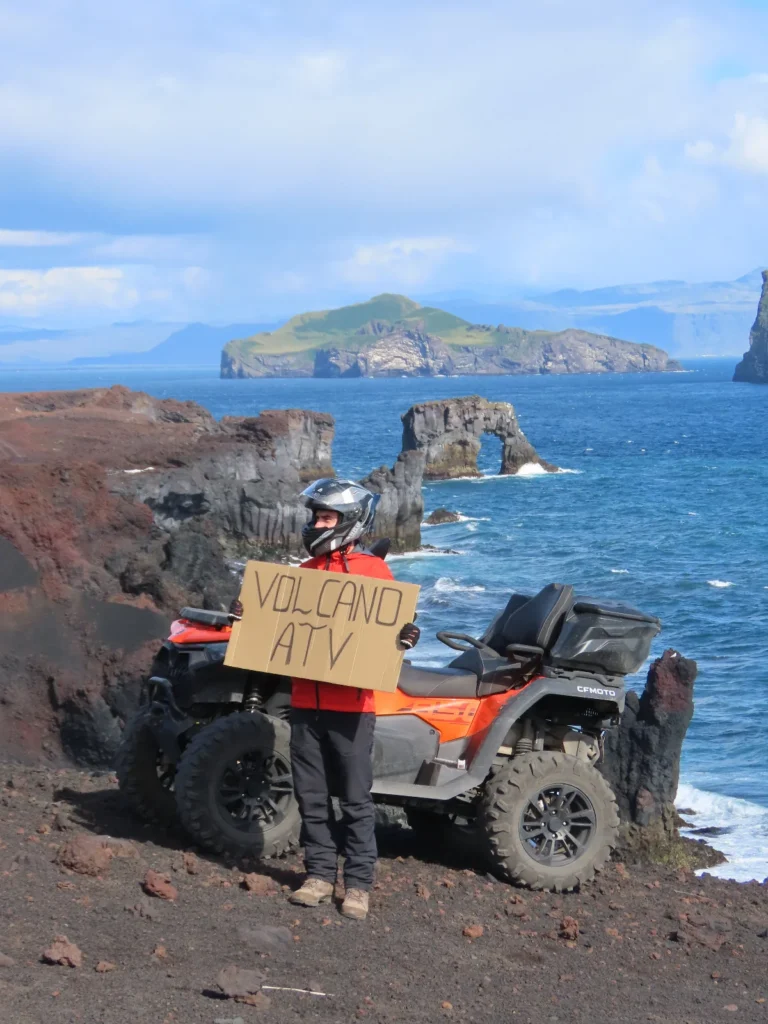 A very local Volcano ATV welcome